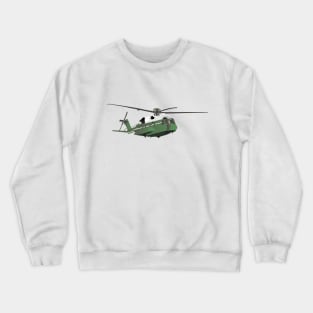 Green American Helicopter Crewneck Sweatshirt